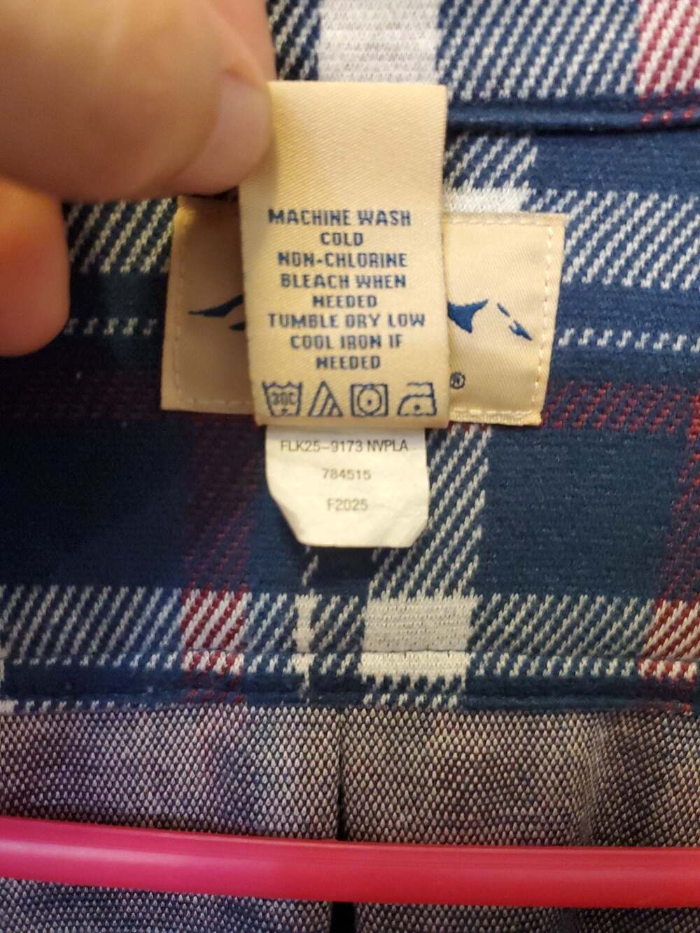 Blue Mountain Women's Long Sleeve Button-Down Plaid Flannel Shirt - Picture 3 of 5
